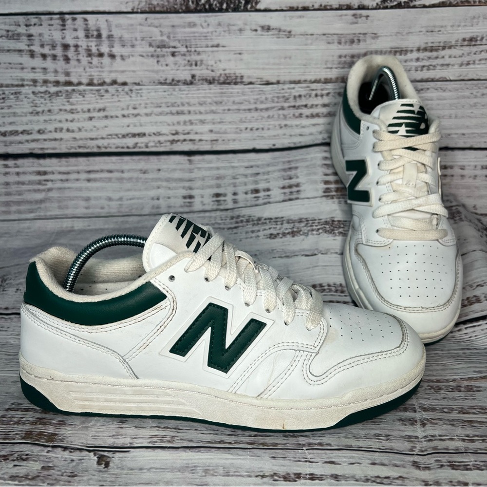 New Balance 480 Mens‎ 7.5 Unisex Sneakers Green White Womens 9